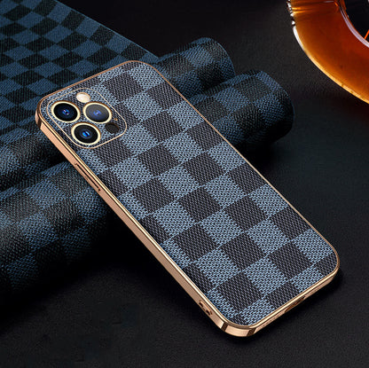 All-inclusive Plaid Shatter-resistant Phone Case