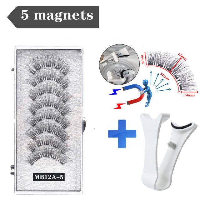 Magnetic 3D Magnetic Eyelash Natural Curling Super Soft