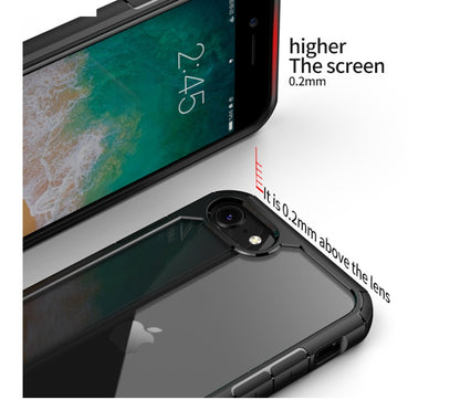 Compatible with Apple , Anti-fall transparent mobile phone case