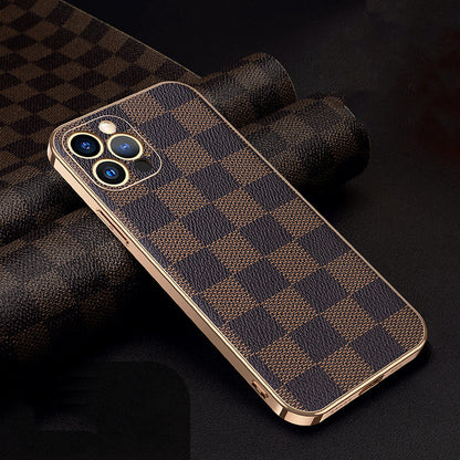 All-inclusive Plaid Shatter-resistant Phone Case