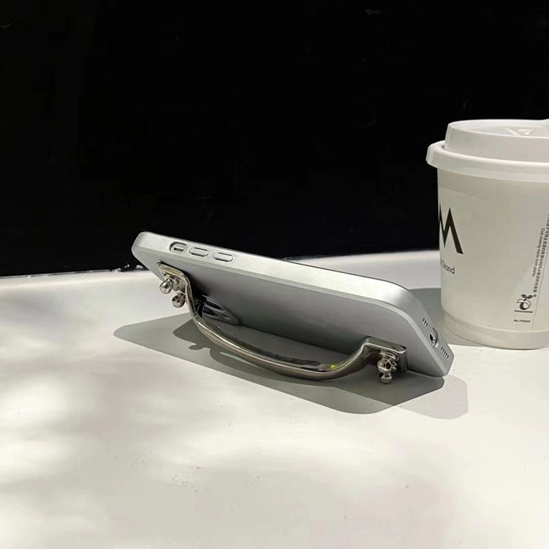 Tpu Back Cover Spoof Door Handle Phone Case