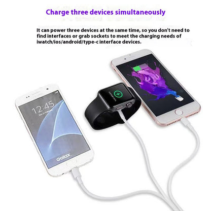 Watch Magnetic Wireless Charging Cable Three In One