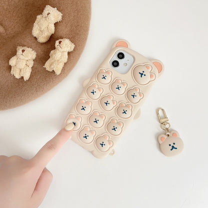 Personalized Fashion Press Bear Mobile Phone Case