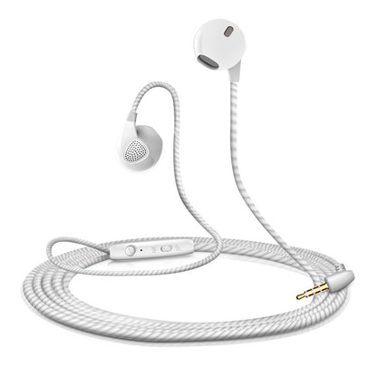 Sports Belt Wheat Color In-ear Headphones For Wire-controlled High Sound Quality