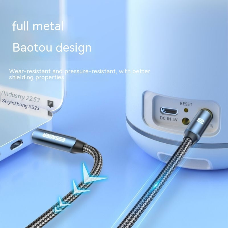 35mm Public-to-public Audio  Vehicle-mounted Sound Equipment For Cellphone Cable