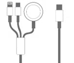 Watch Magnetic Wireless Charging Cable Three In One