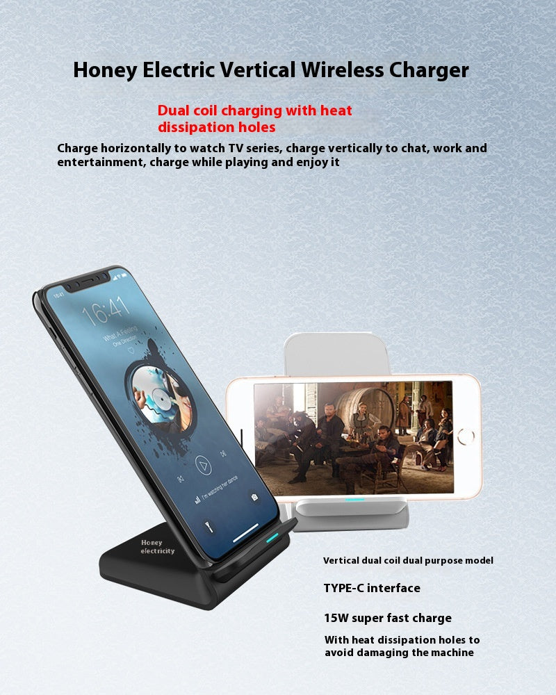 30W Vertical Fast Charging Charger With Heat Dissipation Hole