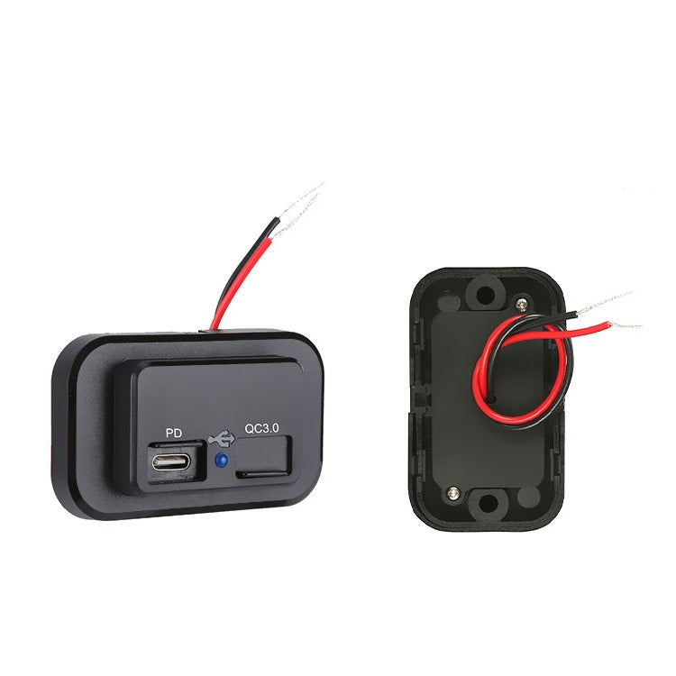 New QC3.0 Modified Car Charger TYPE-C Car Charger