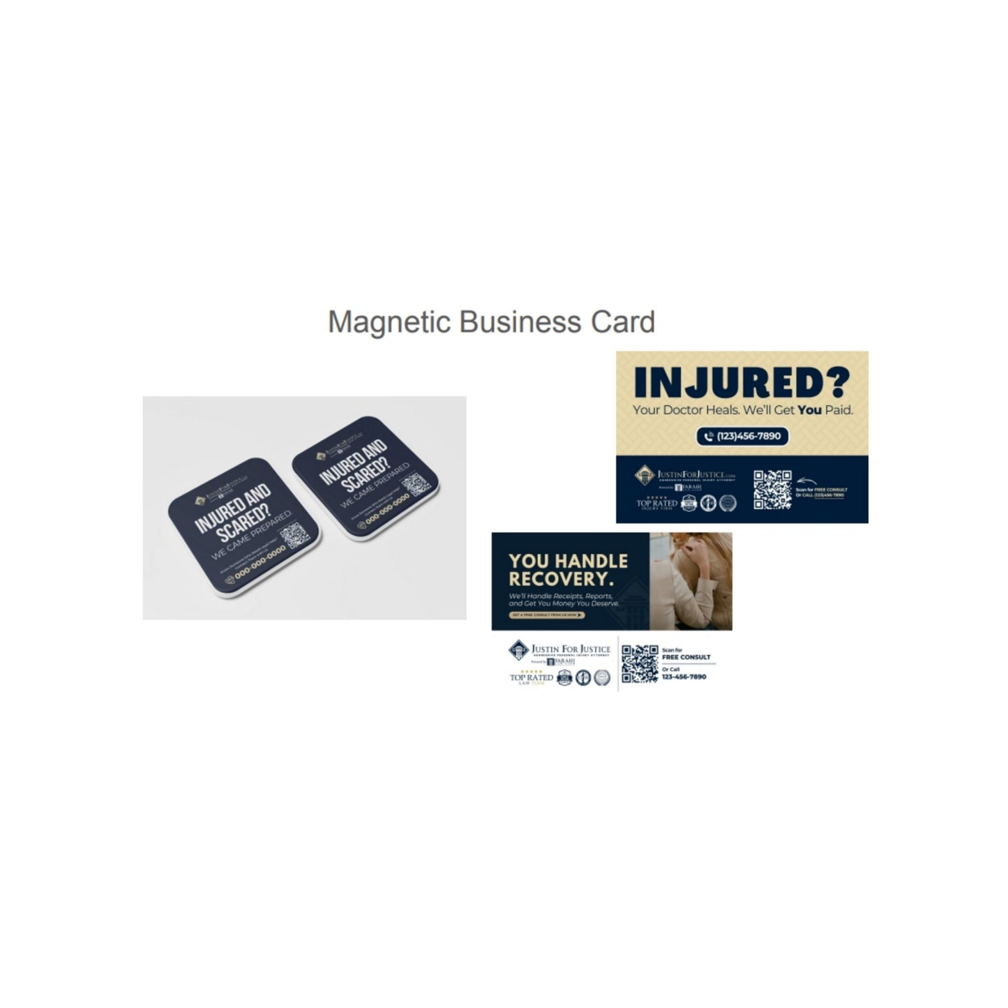 Ordinary Magnetic Stripe Magnetic Business Card