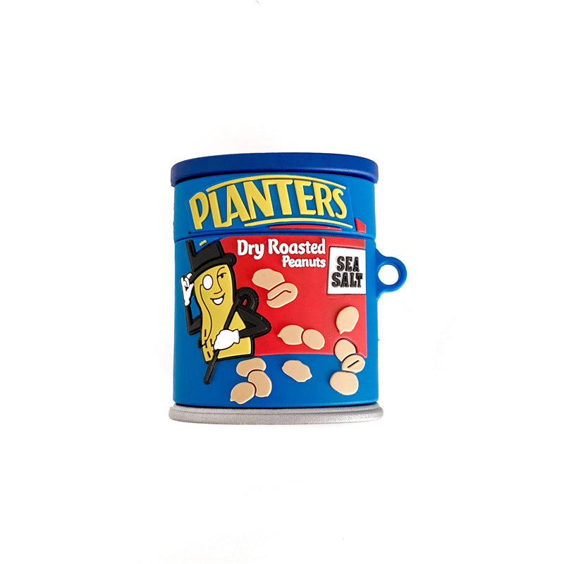 Compatible with Apple, Bluetooth Wireless Headset Box Creative Soft Plastic Case Applicable