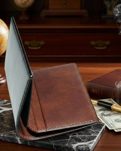 Maxi Wallet —Genuine Leather