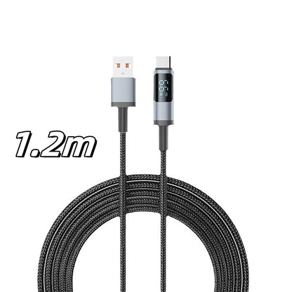 Fast Charge Data Cable Suitable For Charging Digital Display Data Line Type-c Charging Cable