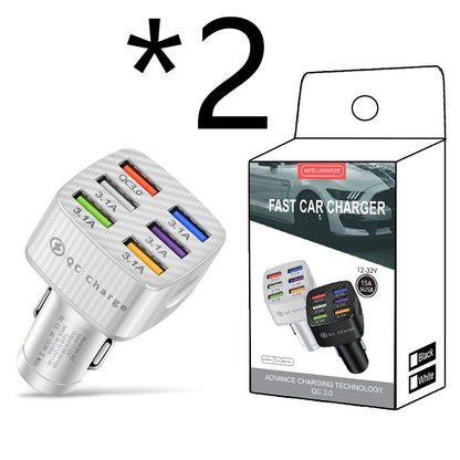 Square Car Charger 5V9V12V Smart