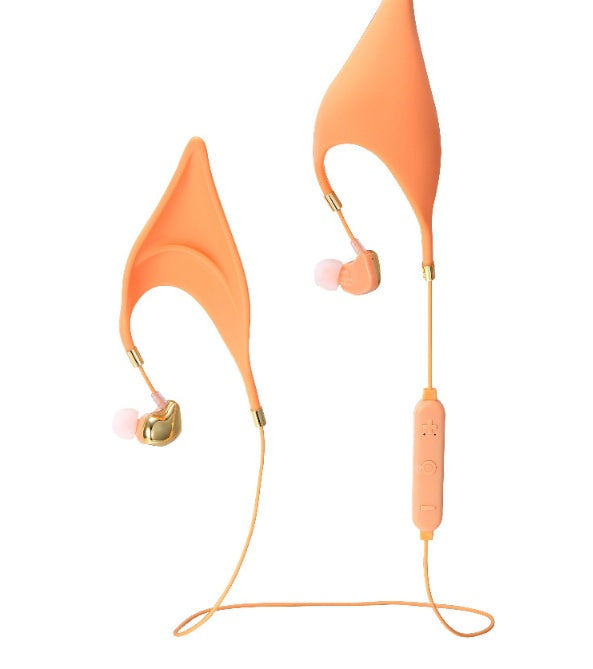 Cute Cartoon Earphone In Ear Headphones With Mic 3.5mm Wired Gaming Headset Cosplay Elf Ears Earphones Best Gift For Girls Kids