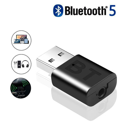 Bluetooth 5.0 Audio Receiver Transmitter Two-In-One Bluetooth Adapter Car Speaker Computer TV Transmitter
