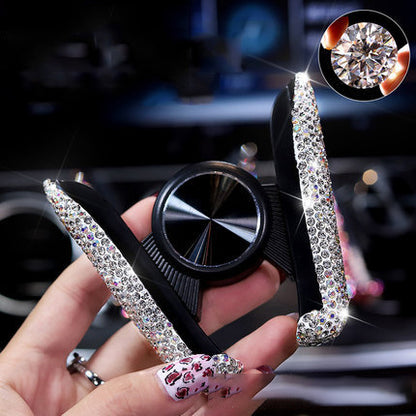 Car buckle mobile phone holder