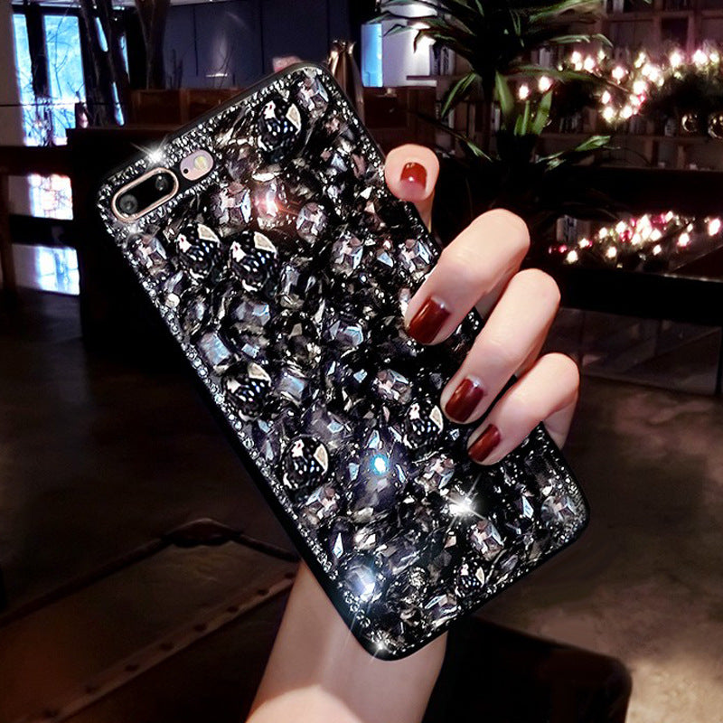 Phone Case New Full Diamond Rhinestone Gem All-inclusive Drop-resistant