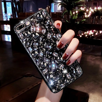 Phone Case New Full Diamond Rhinestone Gem All-inclusive Drop-resistant
