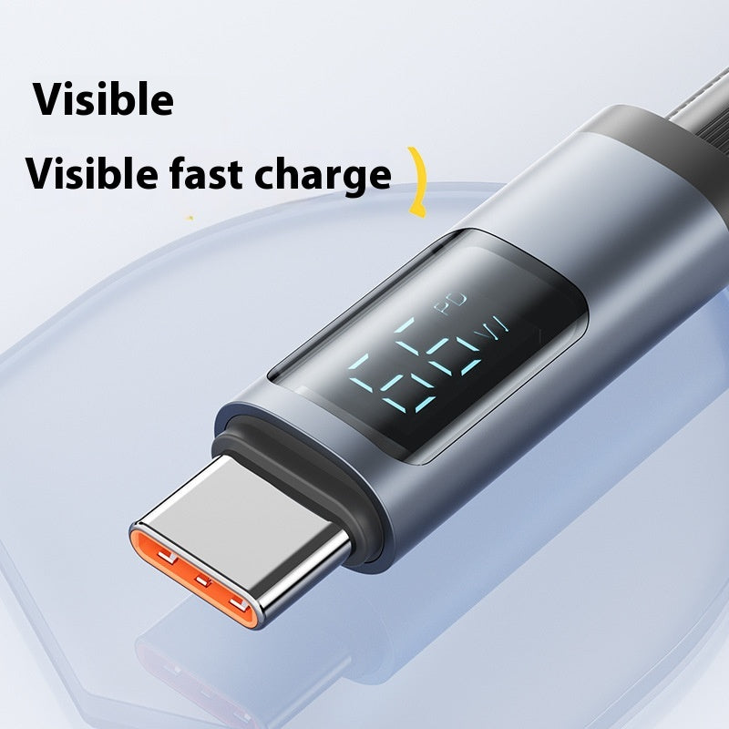 Fast Charge Data Cable Suitable For Charging Digital Display Data Line Type-c Charging Cable