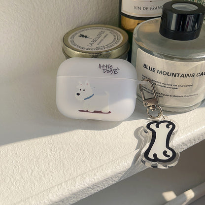 Cute Western Highland Earphone Protective Case Silicone Soft Creative