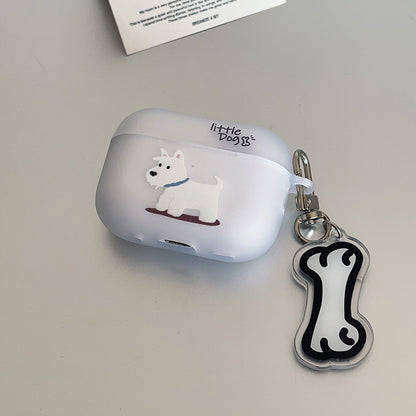 Cute Western Highland Earphone Protective Case Silicone Soft Creative