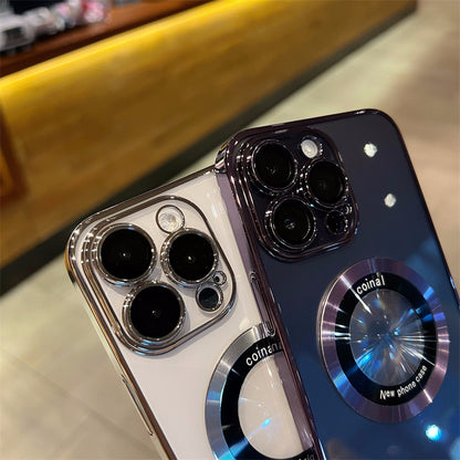 Magnifier Leakage Label Magnetic Suction Phone Case