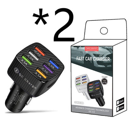 Square Car Charger 5V9V12V Smart