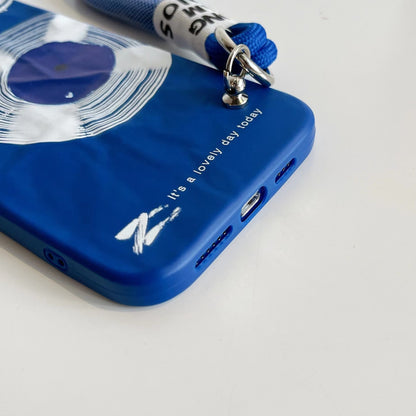 Personality Klein Blue CD Anti-drop Phone Case