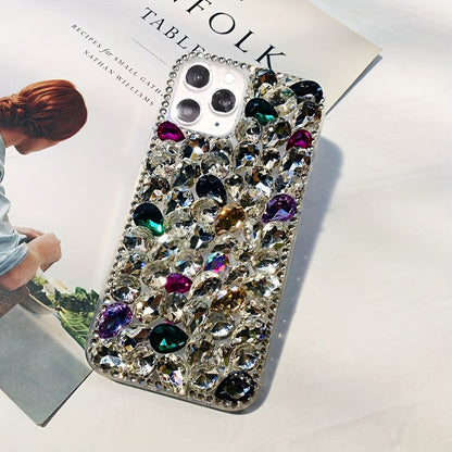 Phone Case New Full Diamond Rhinestone Gem All-inclusive Drop-resistant