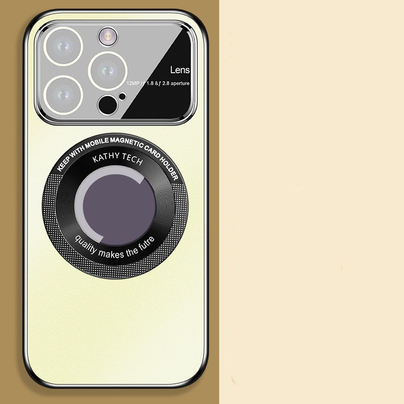 Magnetic Case With Large Window And Mirror Protector