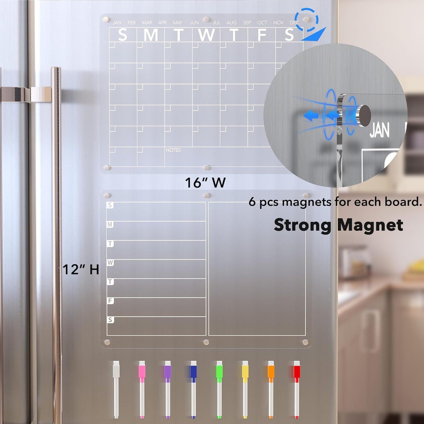 Magnetic Plan Memo Strong Magnetic Refridgerator Magnets