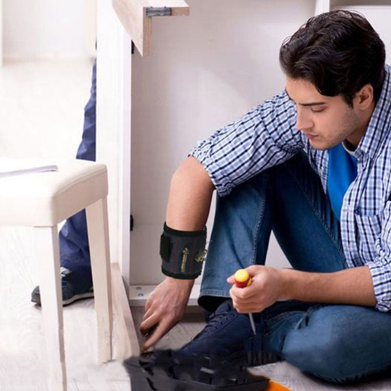 Magnetic Wrist Strap Magnetic Tool Wristband Strong Magnetic Wrist Strap