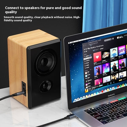 USB To 35mm Audio Cable Computer Connector