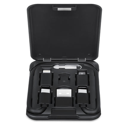 Portable Data Cable Business Card Holder Multi-function Charging Cable Mobile Phone Bracket Six-in-one