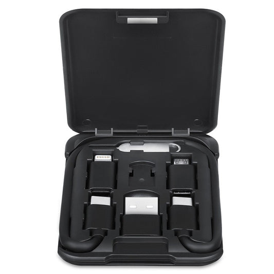 Portable Data Cable Business Card Holder Multi-function Charging Cable Mobile Phone Bracket Six-in-one