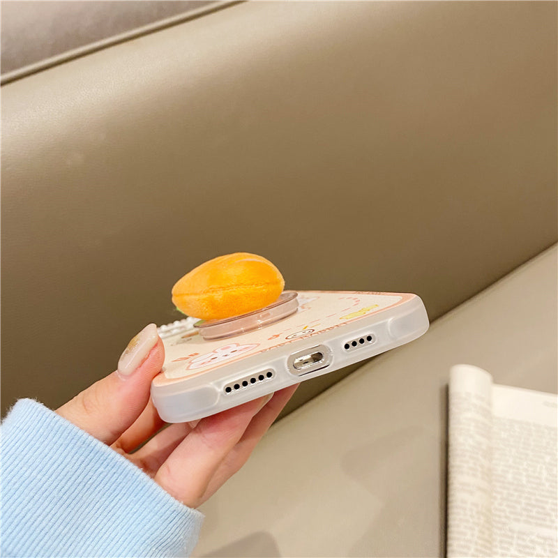 Rabbit Radish Bracket Cartoon Mobile Phone Case