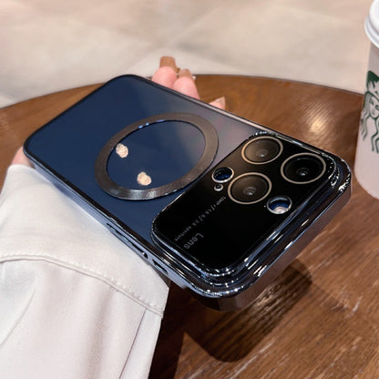 Without Magnetic Suction Applicable To Phone Case Large Window Electroplating Transparent