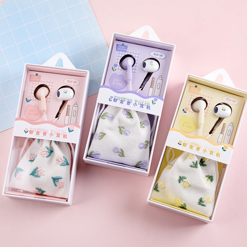 Mobile Phone Computer Wire-controlled Wired Headset