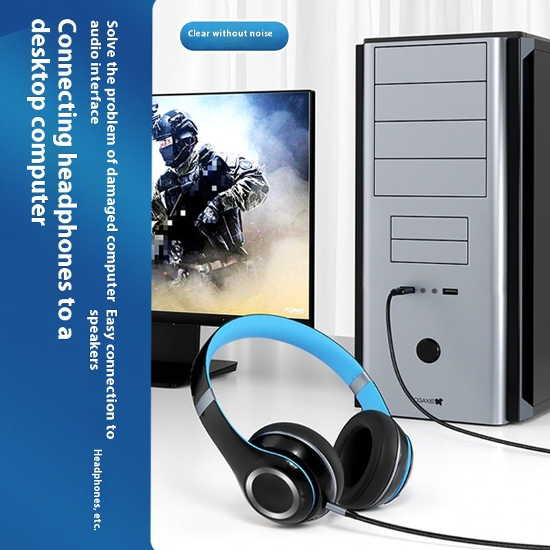 USB To 35mm Audio Cable Computer Connector