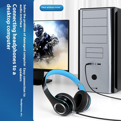 USB To 35mm Audio Cable Computer Connector