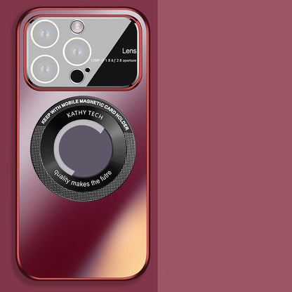 Magnetic Case With Large Window And Mirror Protector