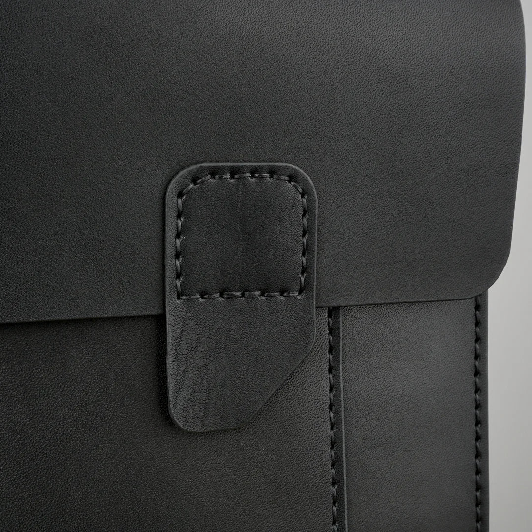 Folder Document Case –Black Genuine Calf Leather