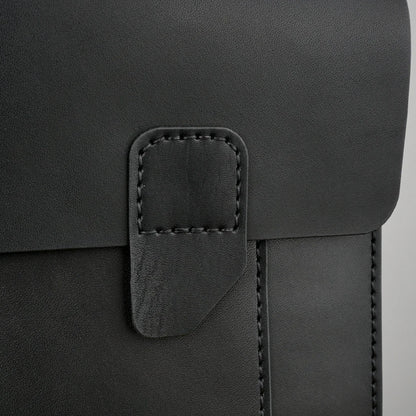 Folder Document Case –Black Genuine Calf Leather