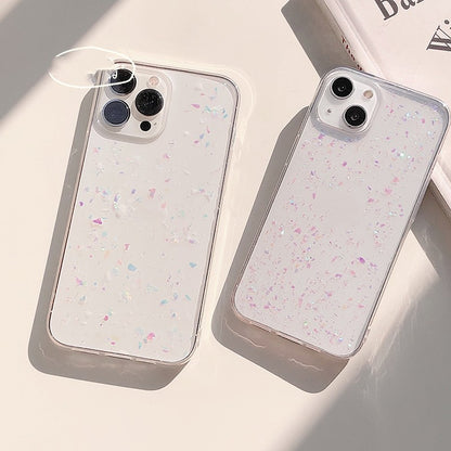 Transparent Drip Glue Mobile Phone Case