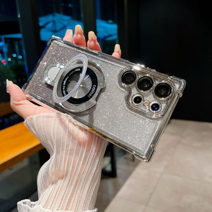 Electroplating Four-corner Airbag Drop-resistant Phone Case