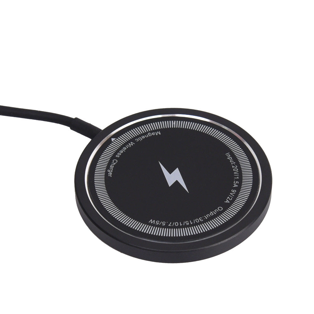 15W Metal Casing Magnetic Wireless Charger