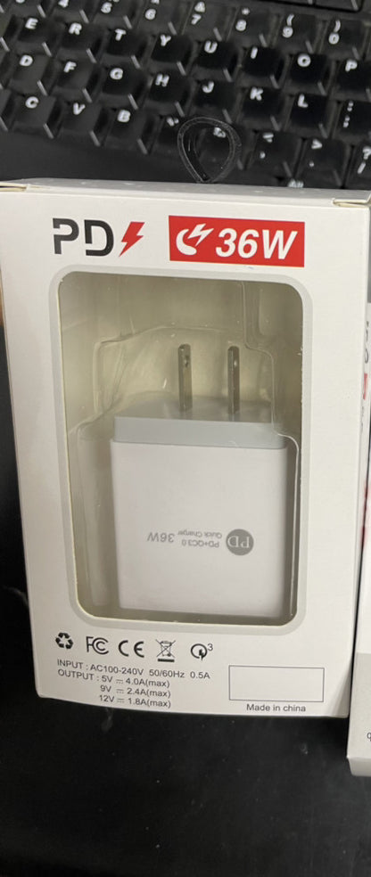 Fast Charge ChQuick Charge Charging Head Smart Qc3.0 Charger Multi-Portrger