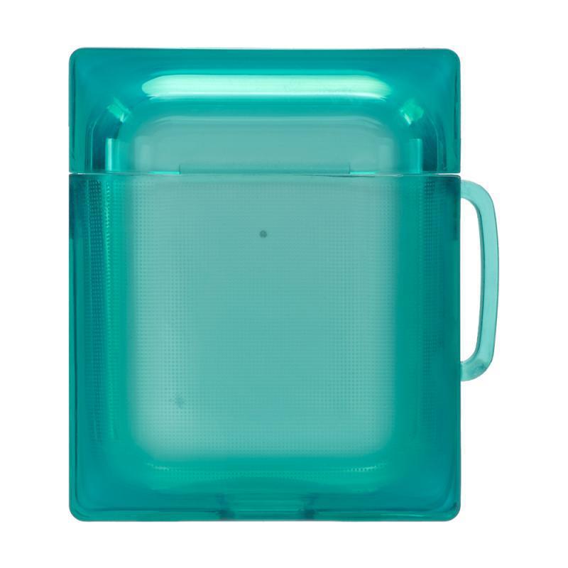 Square Transparent Bluetooth Earphone Case Cover