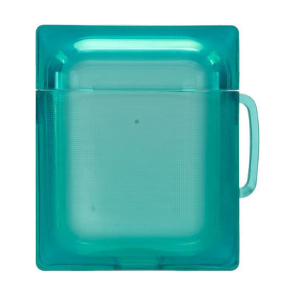 Square Transparent Bluetooth Earphone Case Cover