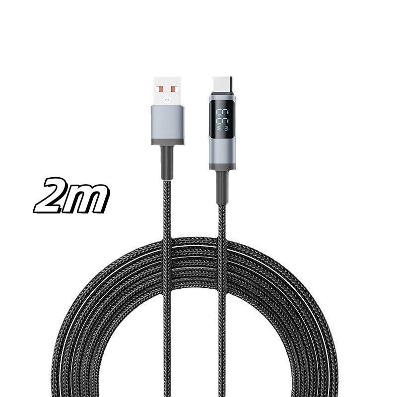 Fast Charge Data Cable Suitable For Charging Digital Display Data Line Type-c Charging Cable